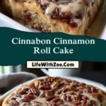 Cinnabon Cinnamon Roll Cake Pin 1