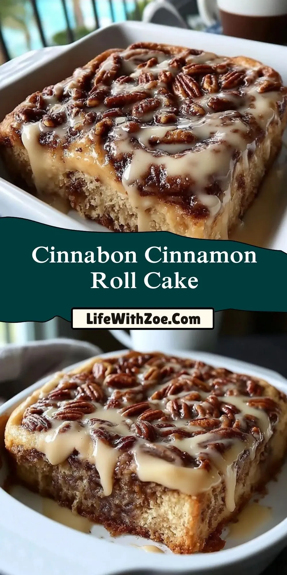 Cinnabon Cinnamon Roll Cake Pin 1