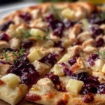 Cranberry Chicken & Brie Pizza 1
