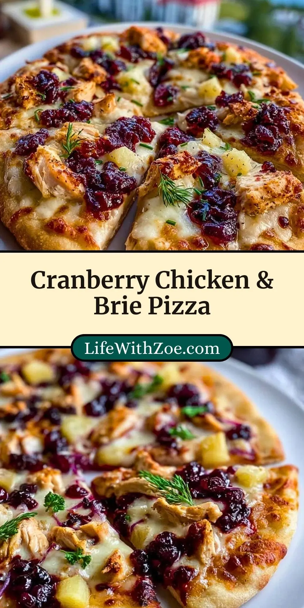 Cranberry Chicken & Brie Pizza Pin 2