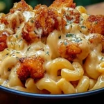 Creamy Honey Pepper Chicken Mac and Cheese Delight 1