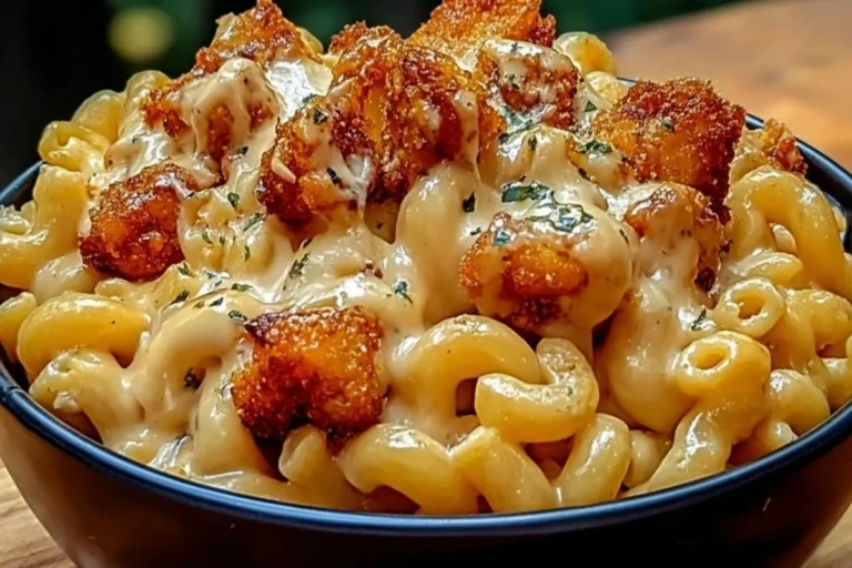 Creamy Honey Pepper Chicken Mac and Cheese Delight 1