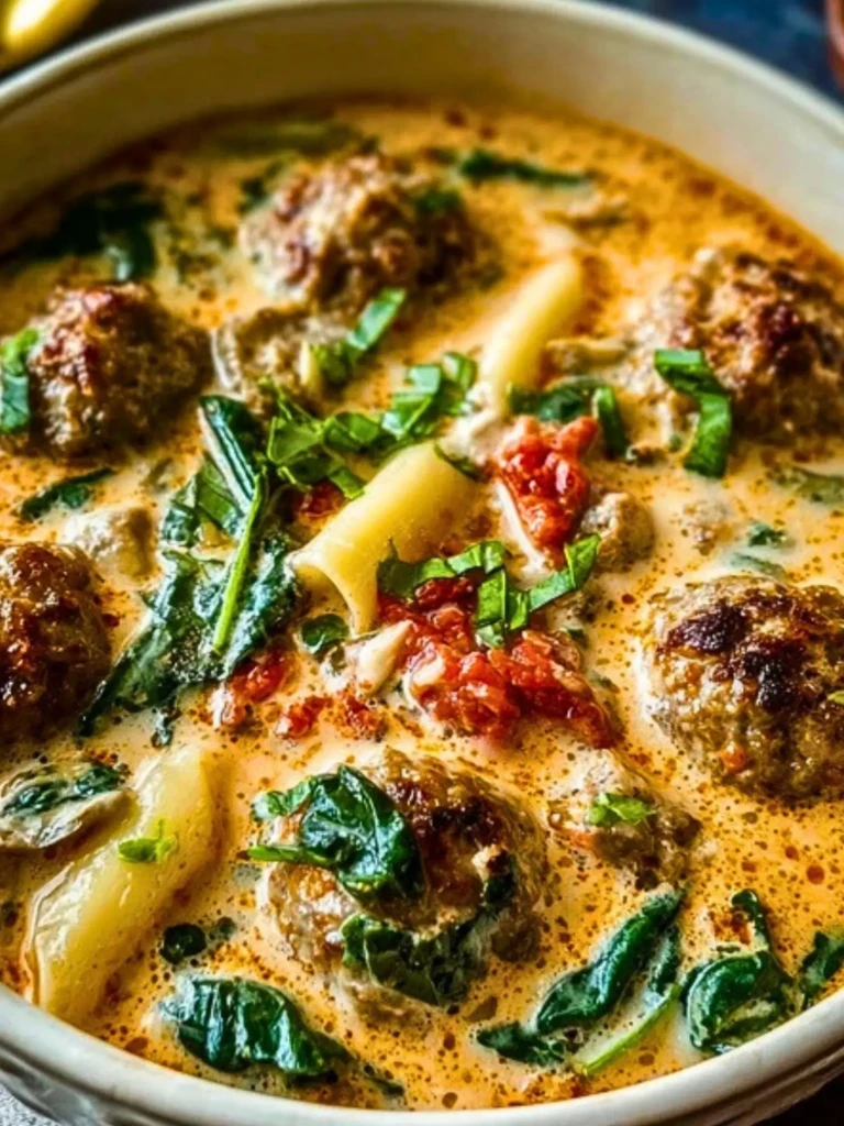 Creamy Italian Meatball Soup 2