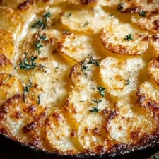 Crispy Parmesan and Gruyere Potato Gratin Recipe