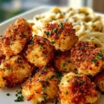 Easy Parmesan Crusted Chicken Bites Recipe 1