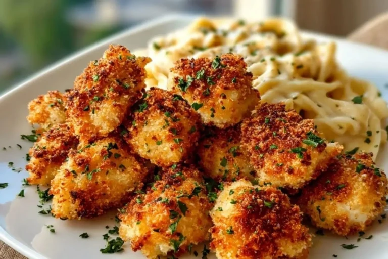 Easy Parmesan Crusted Chicken Bites Recipe 1