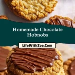 Homemade Chocolate Hobnobs Pin 1