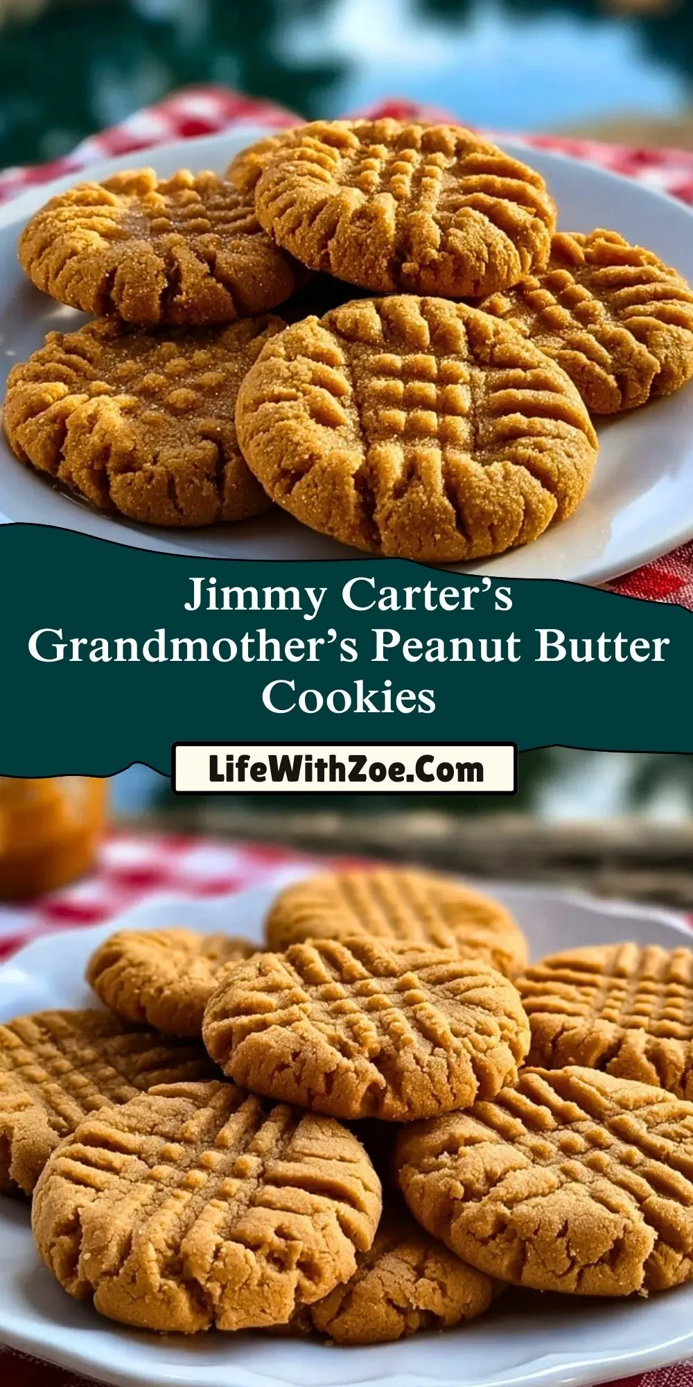 Jimmy Carter’s Grandmother’s Peanut Butter Cookies Pin 1