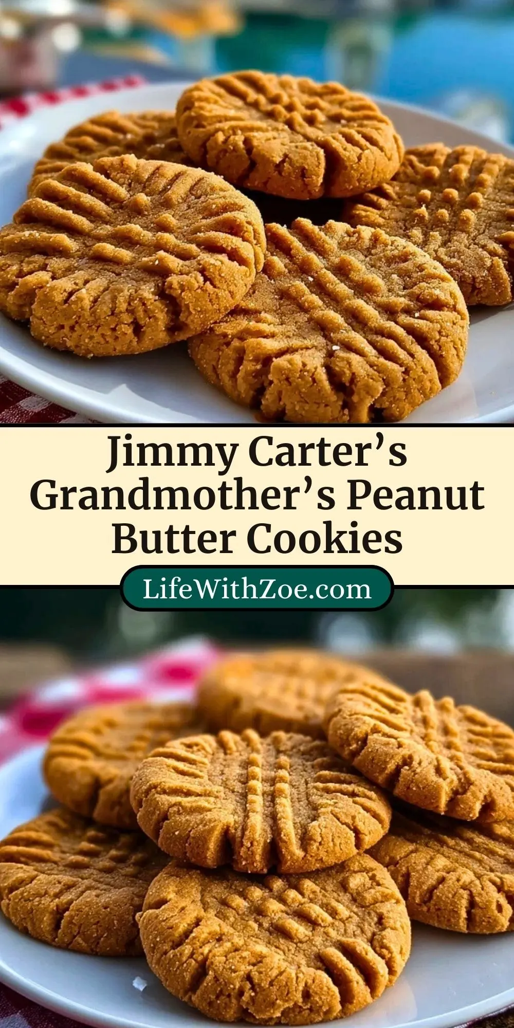 Jimmy Carter’s Grandmother’s Peanut Butter Cookies Pin 2