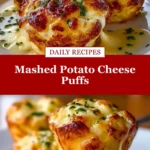 Mashed Potato Cheese Puffs Pin