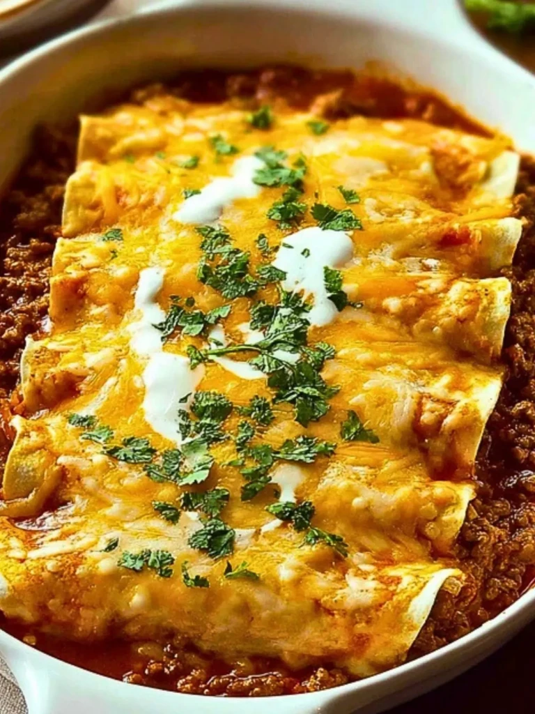 Mouthwatering Beef Enchiladas with Homemade Red Sauce 2