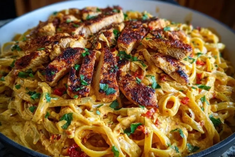 One-Pan Creamy Sweet and Spicy Cajun Chicken Pasta 1