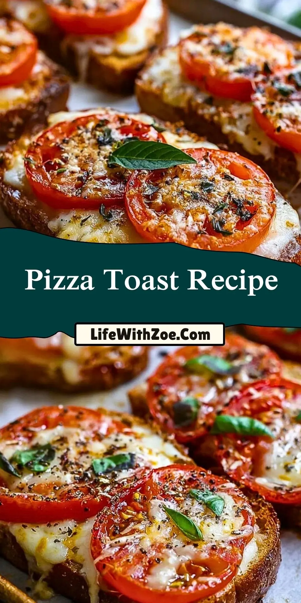 Pizza Toast Recipe Pin 1