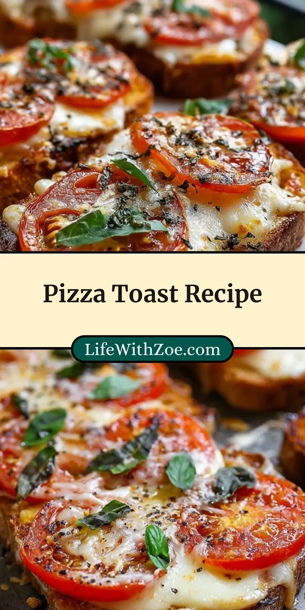 Pizza Toast Recipe Pin 2