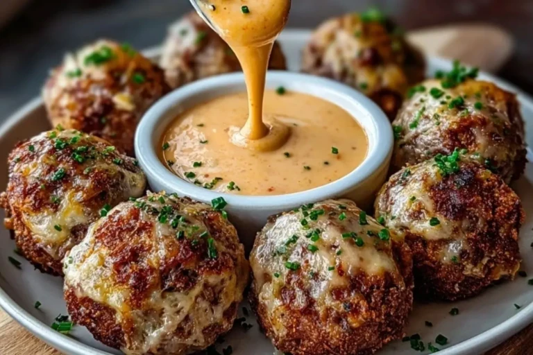 Reuben Balls with Spicy Thousand Island Dipping Sauce 1
