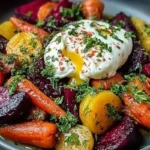 Roasted Beets and Carrots with Burrata Salad 1