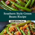 Southern Style Green Beans Recipe Pin 1