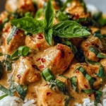 Spiced Coconut Basil Chicken with Rice 1