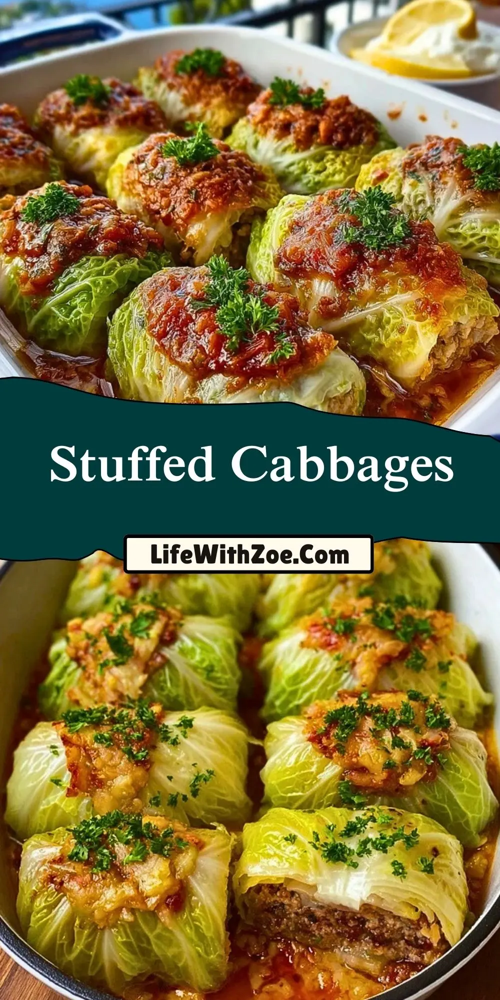 Stuffed Cabbages Pin 1
