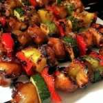Sweet, Tangy, and Spicy Grilled Kabobs