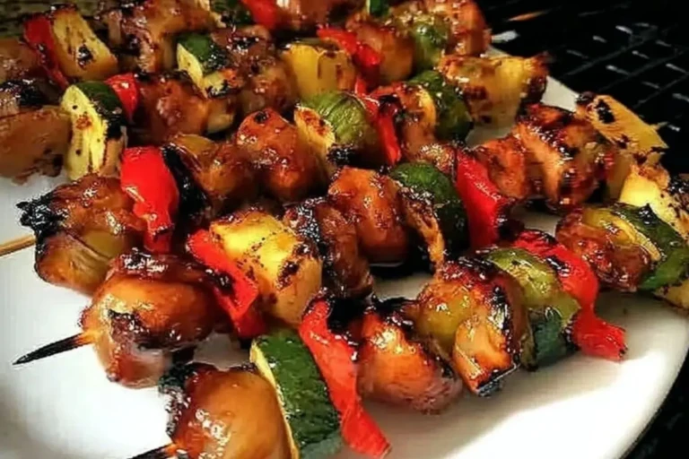 Sweet, Tangy, and Spicy Grilled Kabobs