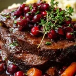 Tender Balsamic Cranberry Beef Roast 1