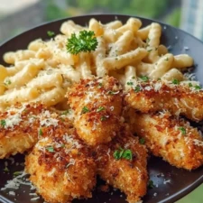 The Best Parmesan Crusted Chicken Bites Recipe