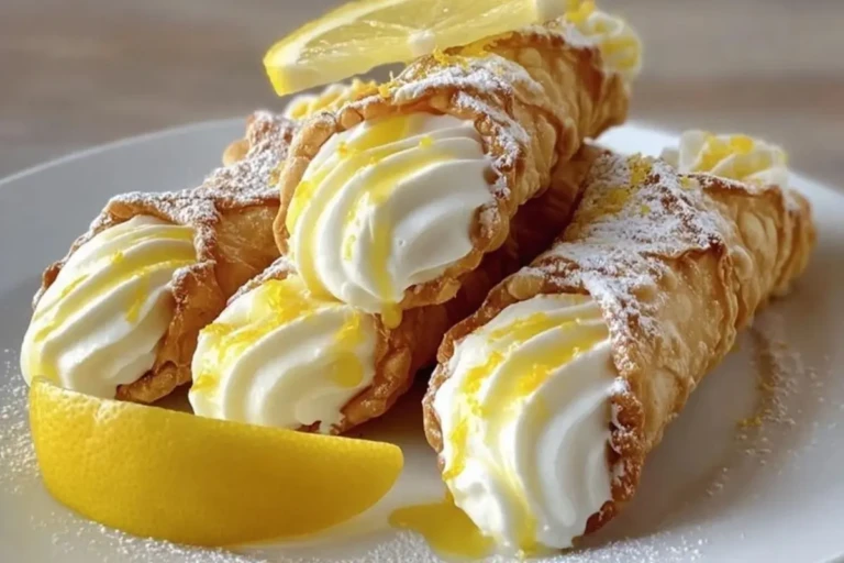 Zesty Lemon Meringue Pie Cannoli 1