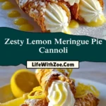 Zesty Lemon Meringue Pie Cannoli Pin 1