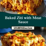 Baked Ziti with Meat Sauce (2)