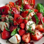 Balsamic Strawberry Caprese