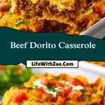 Beef Dorito Casserole Pin 1