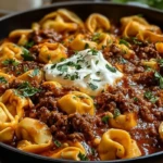 Beef Enchilada Tortellini 1
