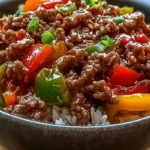 Beef Pepper Rice Bowl 1