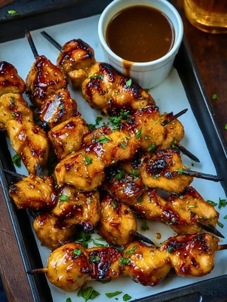 Bourbon Chicken Skewers (1)