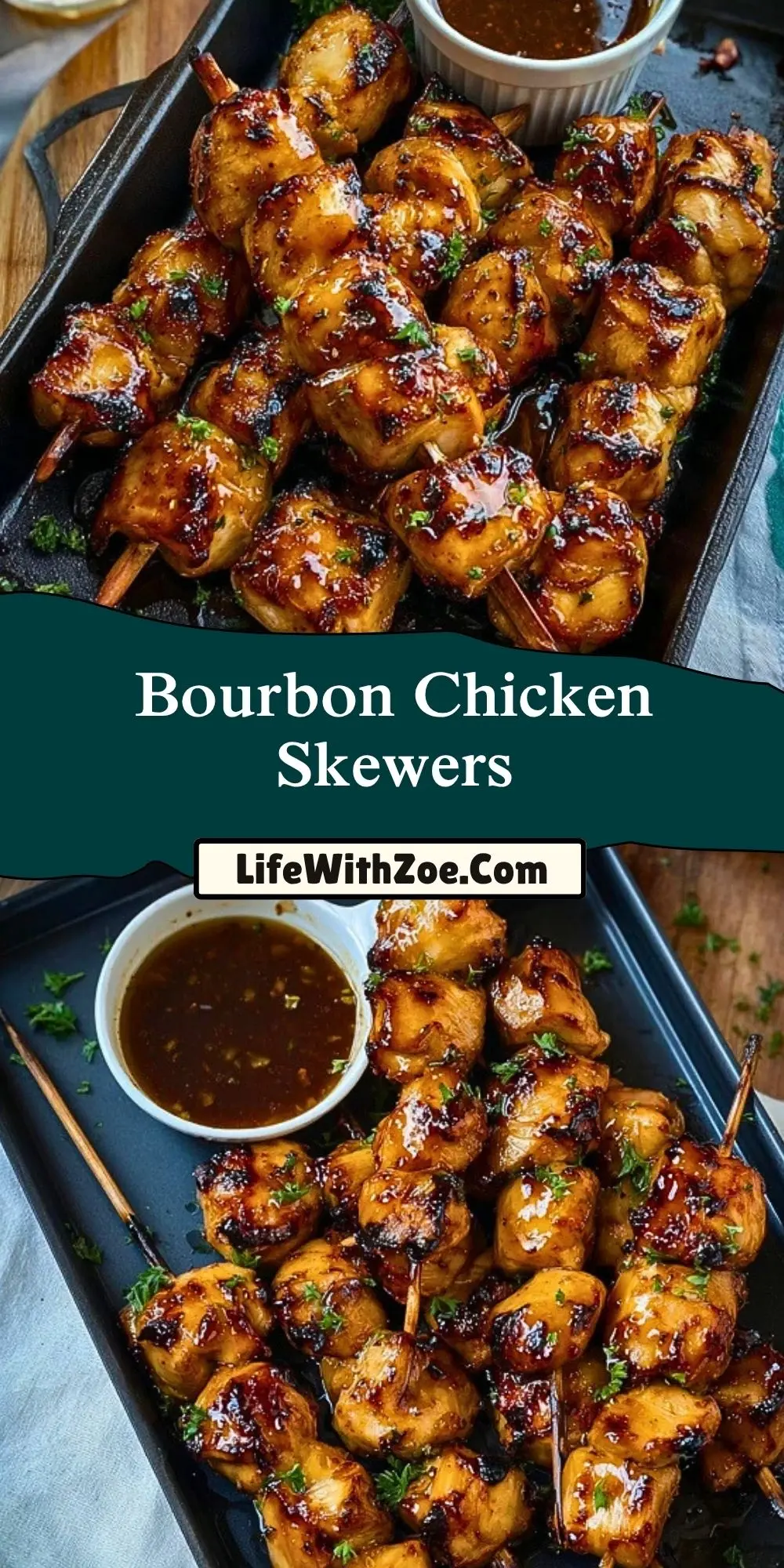 Bourbon Chicken Skewers (2)