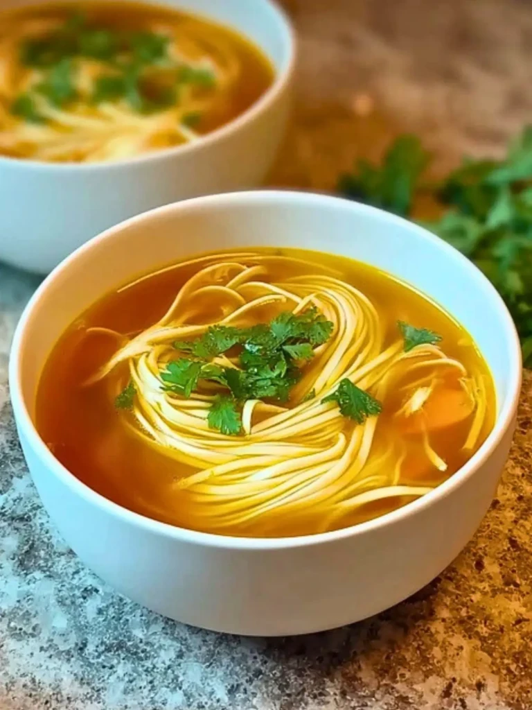 Brodo di Pollo – Italian Noodle Soup (1)