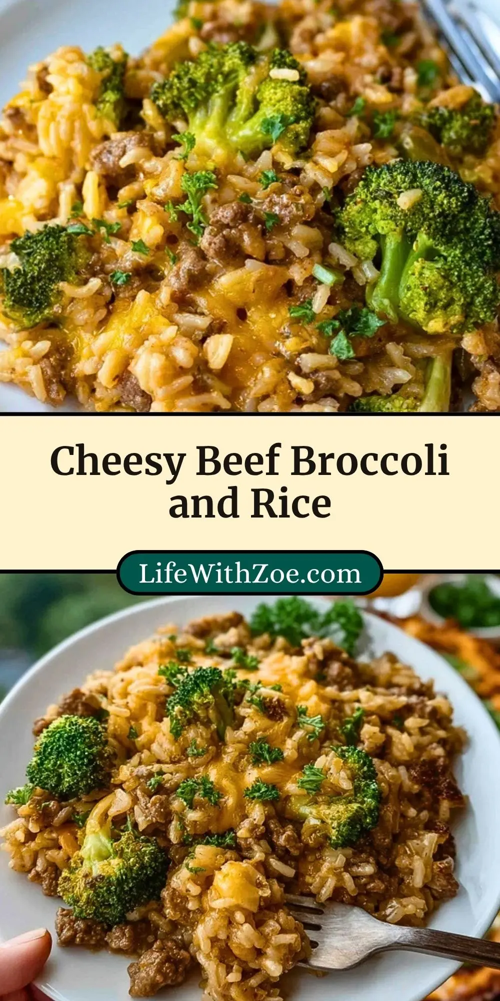 Cheesy Beef Broccoli and Rice (2)
