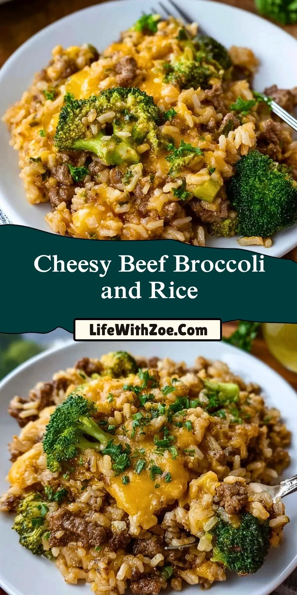 Cheesy Beef Broccoli and Rice (3)