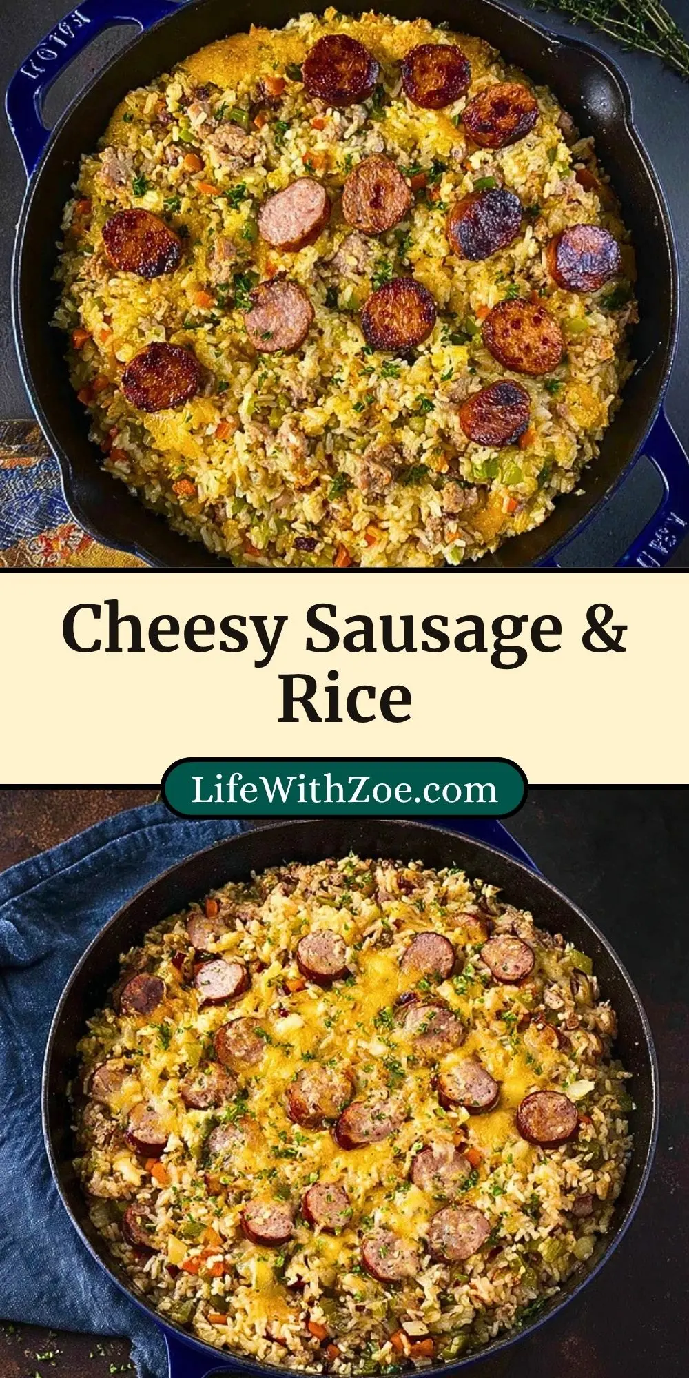 Cheesy Sausage & Rice (3)