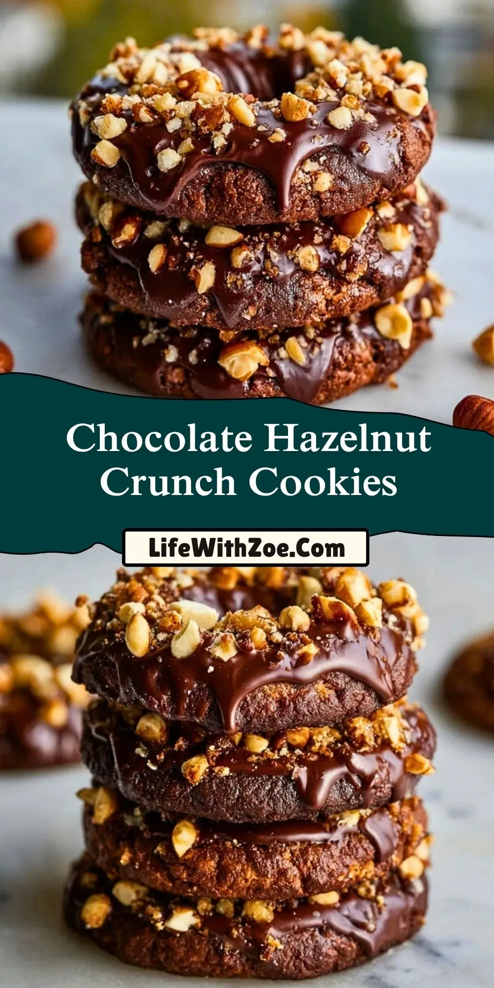 Chocolate Hazelnut Crunch Cookies Pin 1 (1)