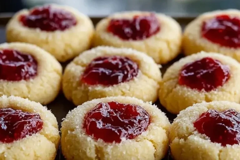 Classic Butter Thumbprint Cookies