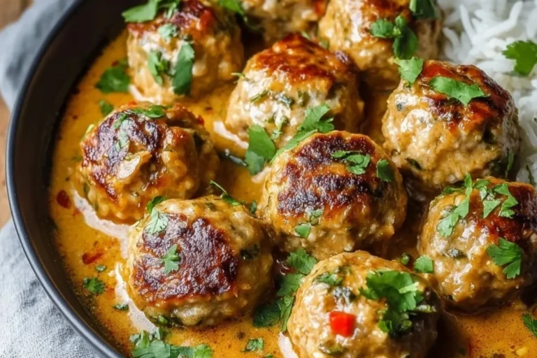 Coconut Chicken Meatballs 1
