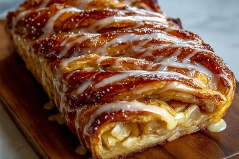 Cozy Apple Kringle with Vanilla Glaze 1