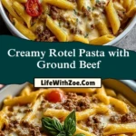 Creamy Rotel Pasta with Ground Beef (2)