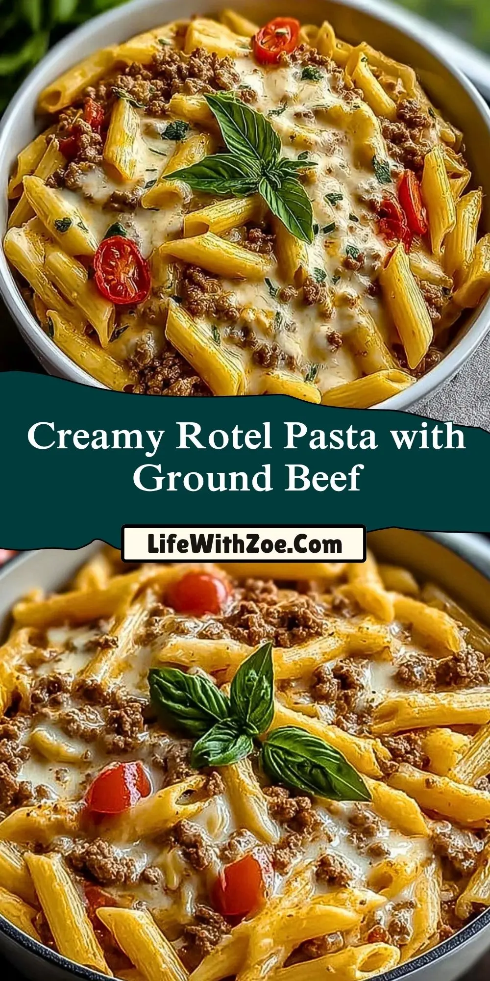 Creamy Rotel Pasta with Ground Beef (2)