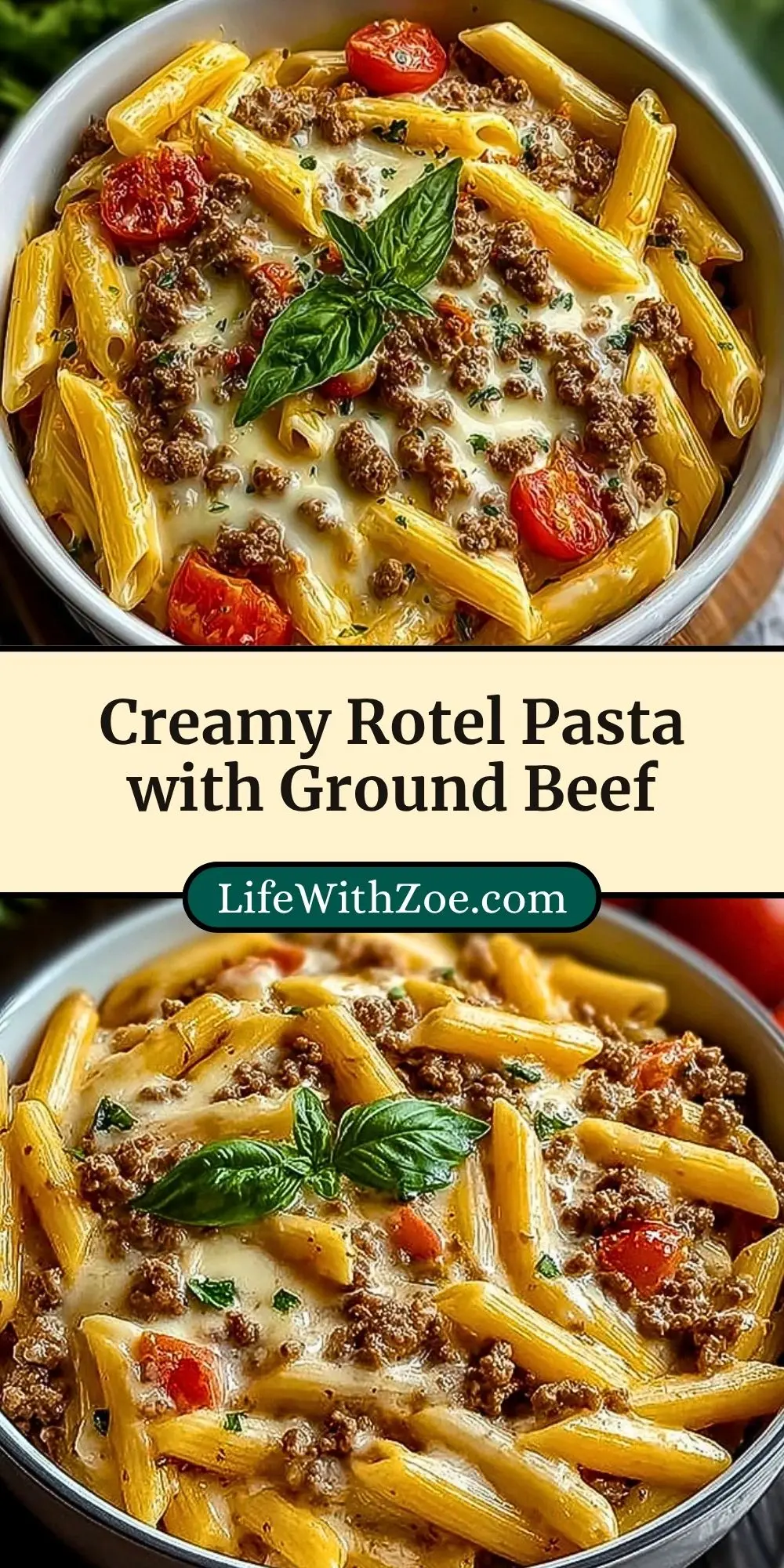 Creamy Rotel Pasta with Ground Beef (3)