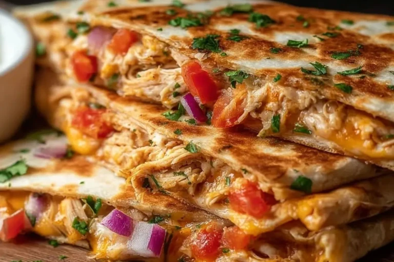 Crispy Chicken Quesadillas