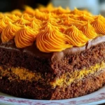 Decadent Brazilian Carrot Cake with Creamy Chocolate & Carrot Frosting 1