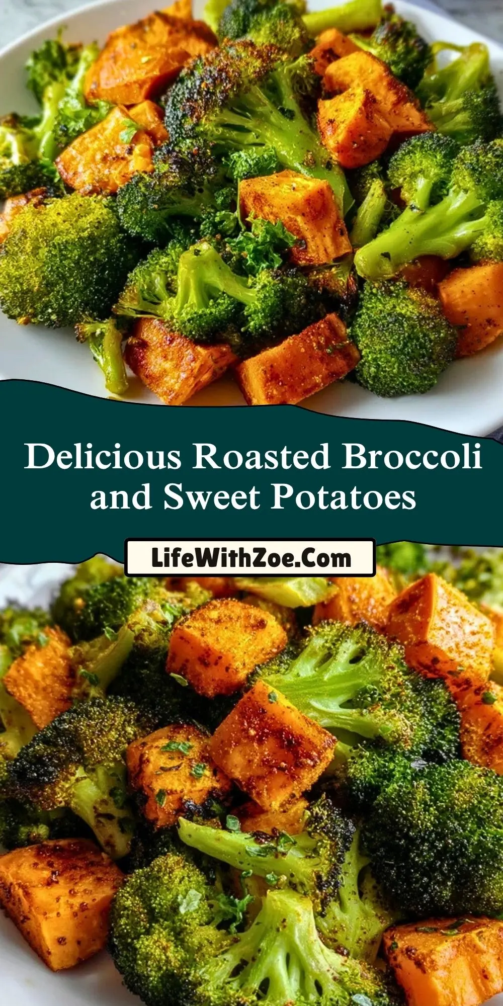 Delicious Roasted Broccoli and Sweet Potatoes (2)